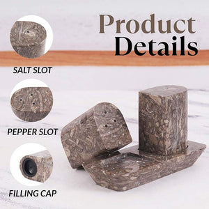 Salt and Pepper With Tray