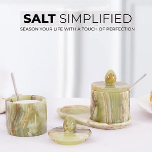 Salt Cellar With Tray - Same Color