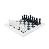 Marble 25cm Chess Set White & Black (with box)