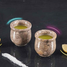 Load image into Gallery viewer, Marble Tequila Shot Glasses
