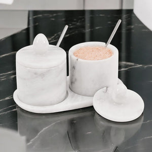 Salt Cellar With Tray - Same Color