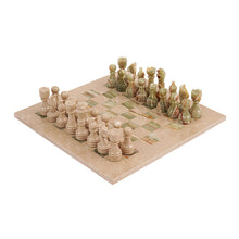 Load image into Gallery viewer, Marble 30cm Chess Set - Verona &amp; Green
