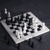 Marble 25cm Chess Set White & Black