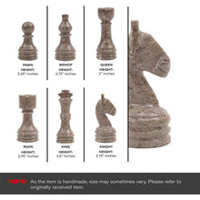 Load image into Gallery viewer, Chess board, chess set, marble chess set
