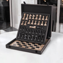 Load image into Gallery viewer, Chess board, chess set, marble chess set
