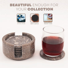 Load image into Gallery viewer, Coasters, Marble Coasters, cup Coasters
