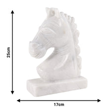 Load image into Gallery viewer, marble animal sculptures, horse statue
