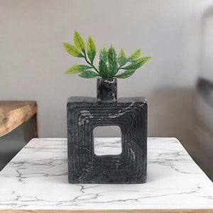 Stepped Geometric Vase