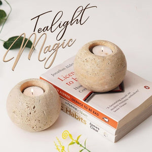 Set Of 3 Tealight Candle Holder