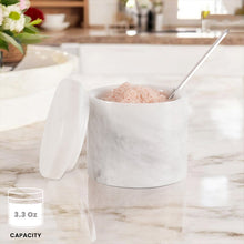 Load image into Gallery viewer, Marble Salt Cellar With Spoon
