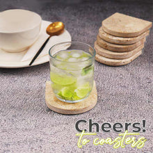 Load image into Gallery viewer, Travertine D-Style Coasters
