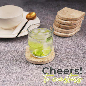 Travertine D-Style Coasters