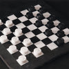 38cm Checkers Set - Black & White