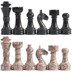 Chess Figures - Black & Marinara