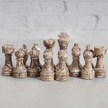 Load image into Gallery viewer, Chess Figures - Black &amp; Marinara
