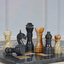 Load image into Gallery viewer, Chess Figures - Black &amp; Green
