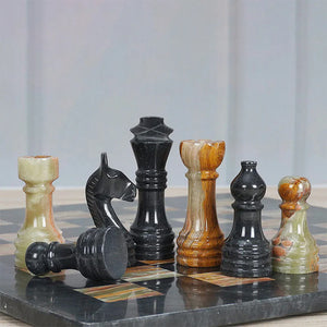 Chess Figures - Black & Green