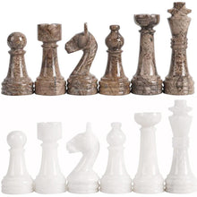 Load image into Gallery viewer, Chess Figures - Oceanic &amp; White
