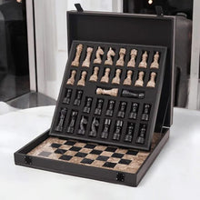 Load image into Gallery viewer, chess, chess set, marble chess set, chess board.
