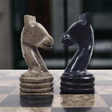 Load image into Gallery viewer, chess, chess set, marble chess set, chess board
