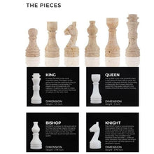 Load image into Gallery viewer, chess, chess set, marble chess set, chess board
