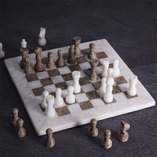 Load image into Gallery viewer, chess, chess set, marble chess set, chess board
