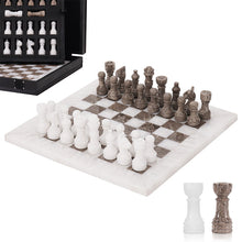 Load image into Gallery viewer, chess, chess set, marble chess set, chess board
