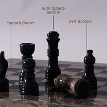 Load image into Gallery viewer, chess, chess set, marble chess set, chess board
