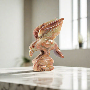 marble animal sculptures_eagle statue