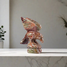 Load image into Gallery viewer, marble animal sculptures_eagle statue
