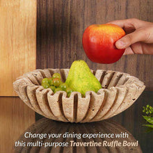 Load image into Gallery viewer, fruit bowl, fruit holder, ruffle bowl
