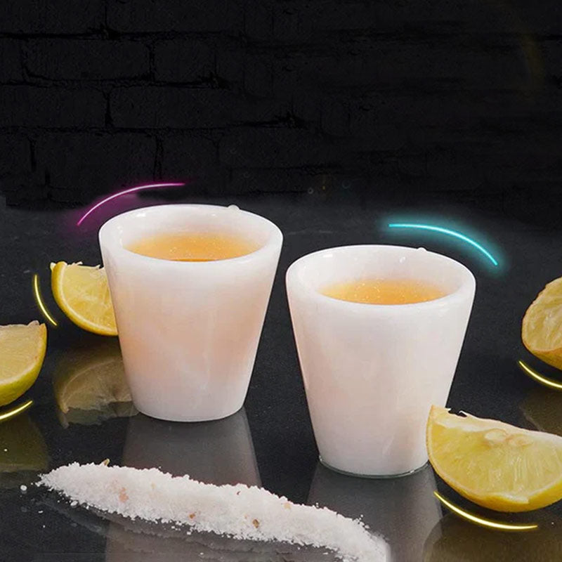 Marble Tequila Shot Glasses - B