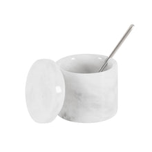 Load image into Gallery viewer, Marble Salt Cellar With Spoon
