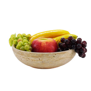 Travertine Fruit Bowl Without Stand