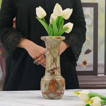 Load image into Gallery viewer, vase, flower vase, vase décor, marble vase
