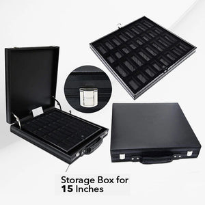 Marble Chess Set - storage box 15 inches