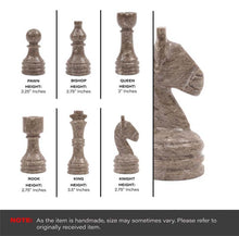 Load image into Gallery viewer, marble-38cm-chess-set-oceanic-and-white-5
