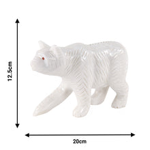 Load image into Gallery viewer, marble animal sculptures , bear statue
