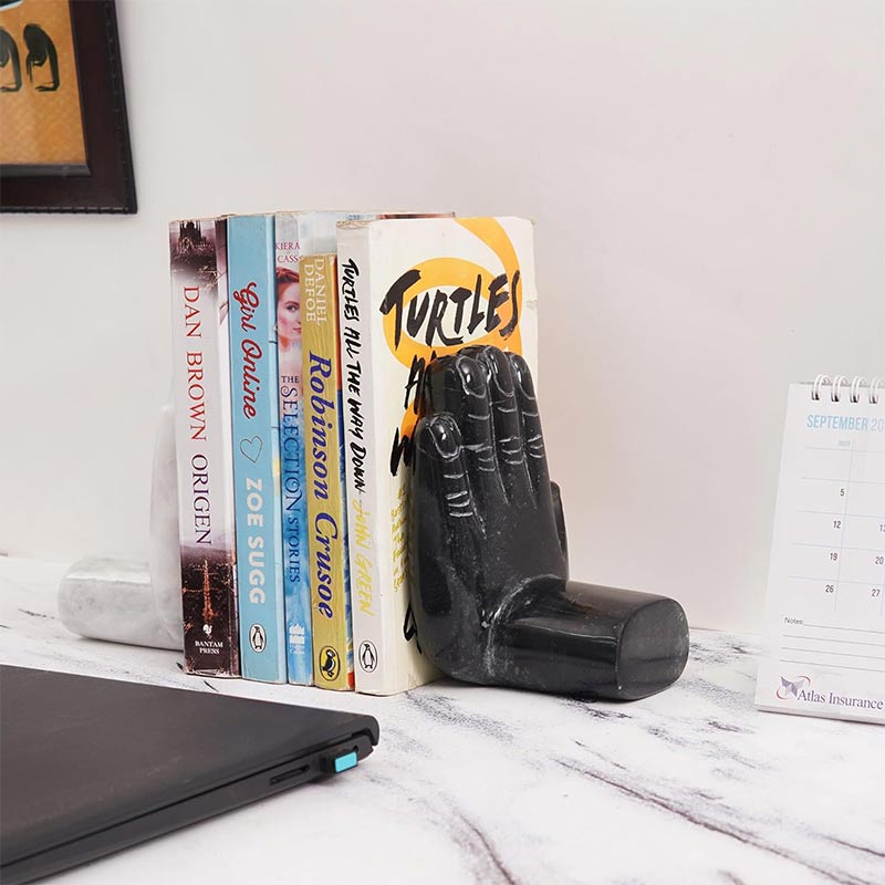 marble bookends