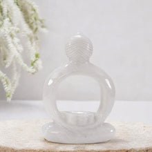 Load image into Gallery viewer, Serenity Awaits with Our Marble Buddha Incense Holder
