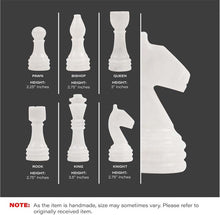 Load image into Gallery viewer, marble-chess-set-white-color
