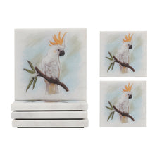 Load image into Gallery viewer, marble-coasters-australian-birds
