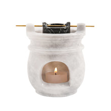 Load image into Gallery viewer, oil burner, essential oil burner, handmade oil burner
