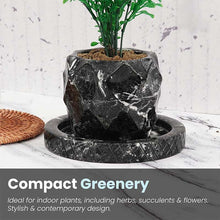 Load image into Gallery viewer, planter, indoor planter, marble planter
