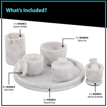 Load image into Gallery viewer, marble-splendor-round-vanity-tray-with-accessories-3
