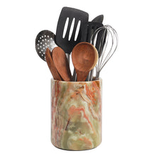 Load image into Gallery viewer, utensil holder-marble utensil holder
