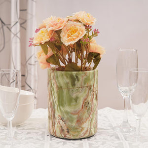 utensil holder, marble utensil holder