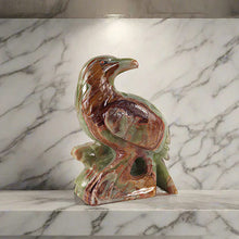 Load image into Gallery viewer, marble animal sculptures_eagle statue
