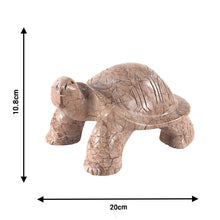 Load image into Gallery viewer, marble animal sculptures, turtle statue
