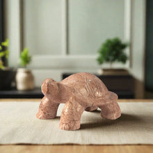 Load image into Gallery viewer, marble animal sculptures, turtle statue
